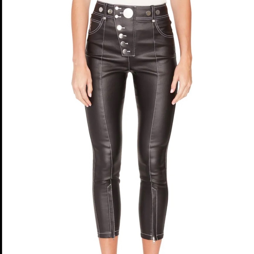 NWT Alexander Wang Coated Button Pant